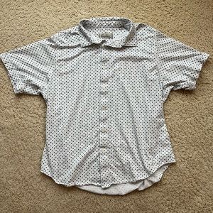 California Shirt Company short sleeve button down XL